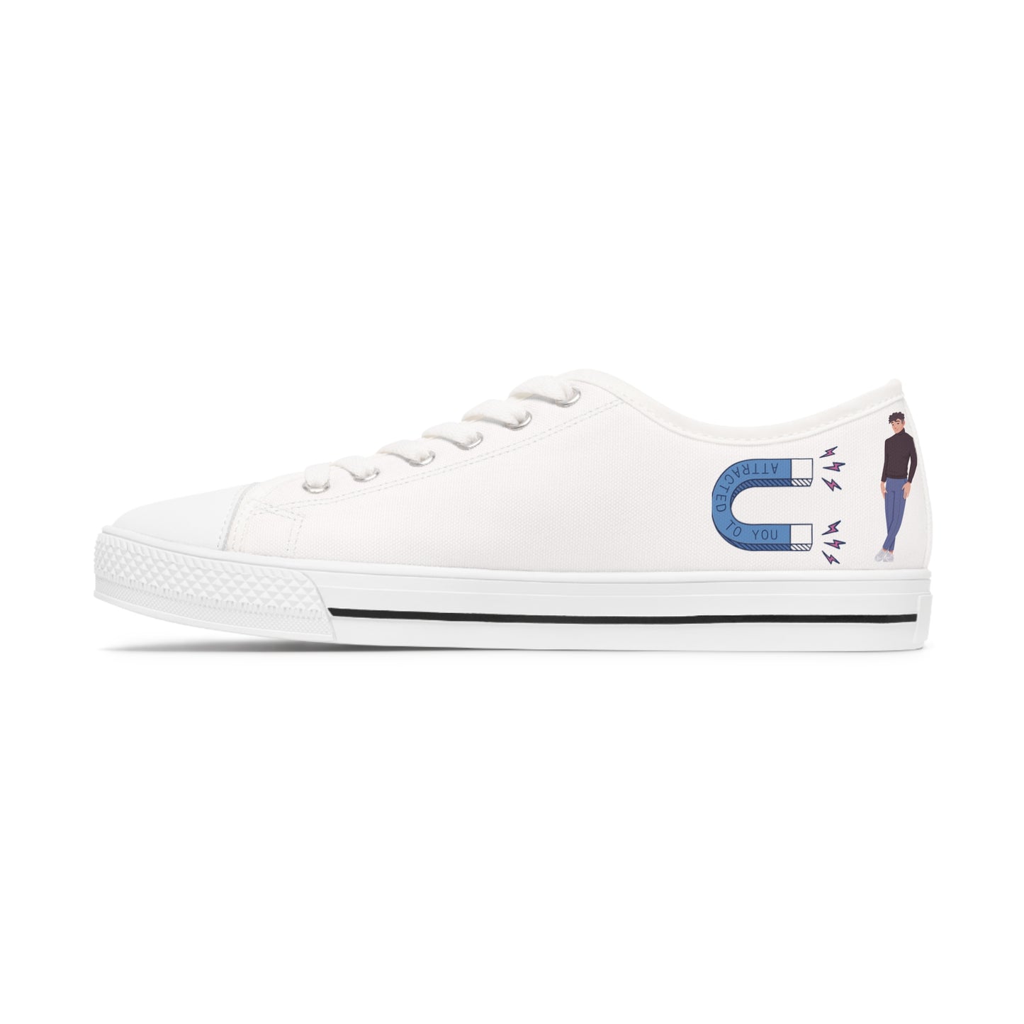 Attracted to U - Women's Low Top Sneakers - Sober Symphony®