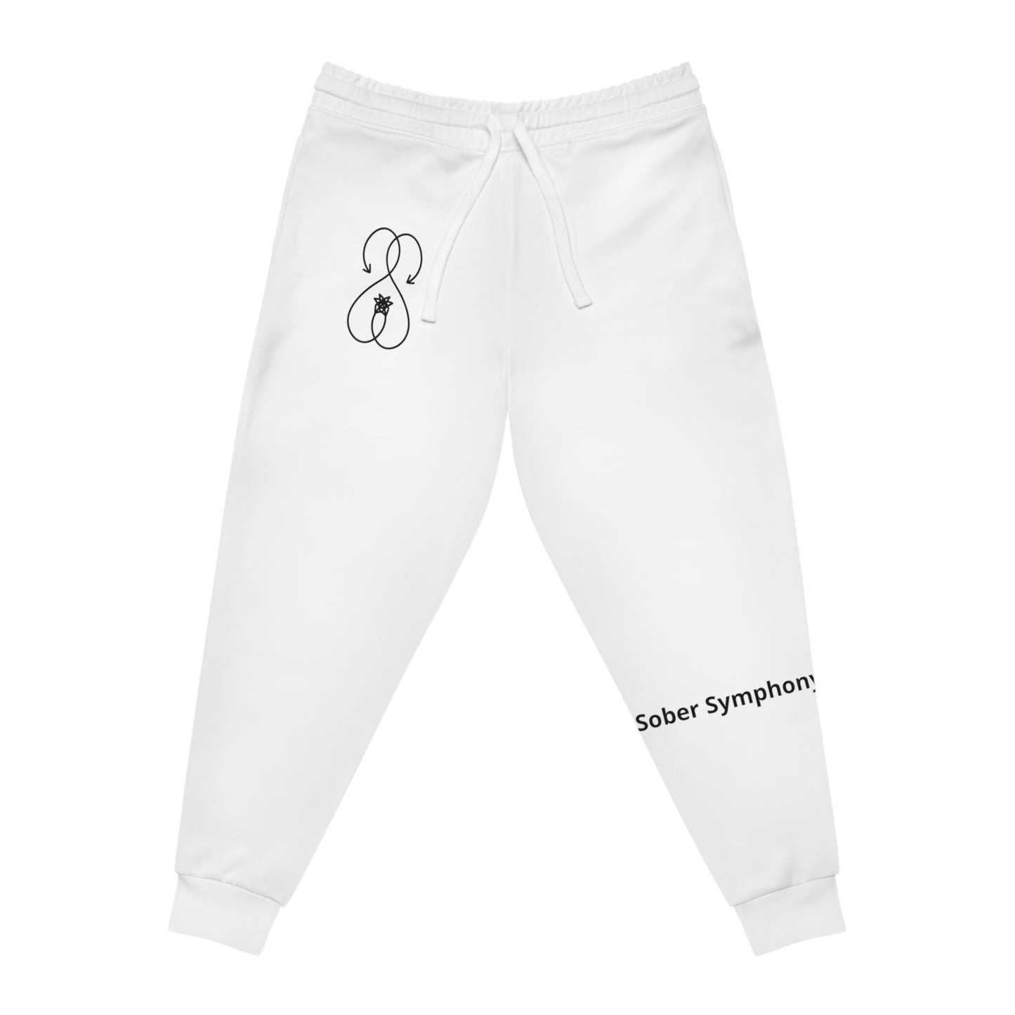 Sober Symphony Logo - Men's Athletic Joggers