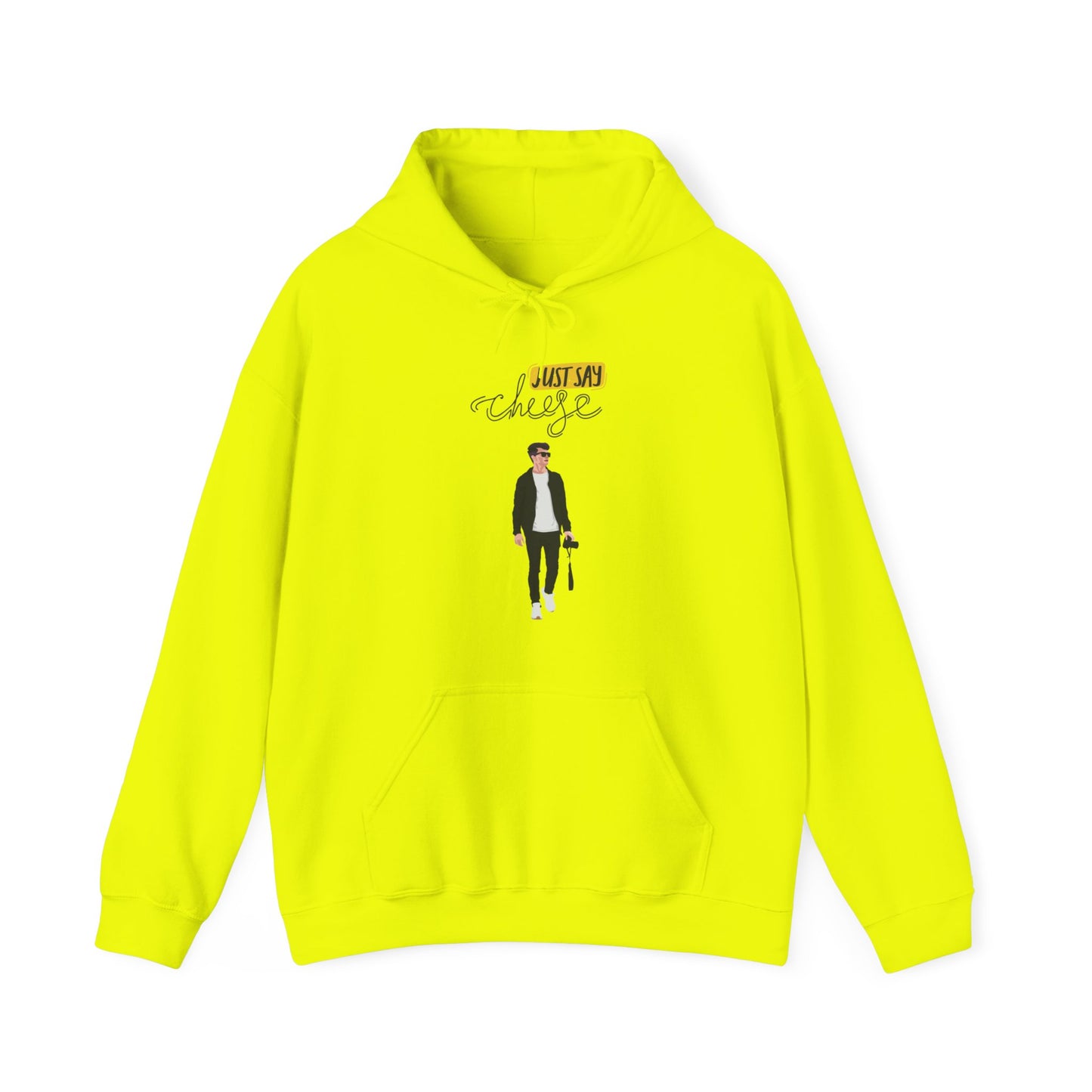 Sober Symphony - Just Say Cheese Men's Heavy Blend™ Hooded Sweatshirt