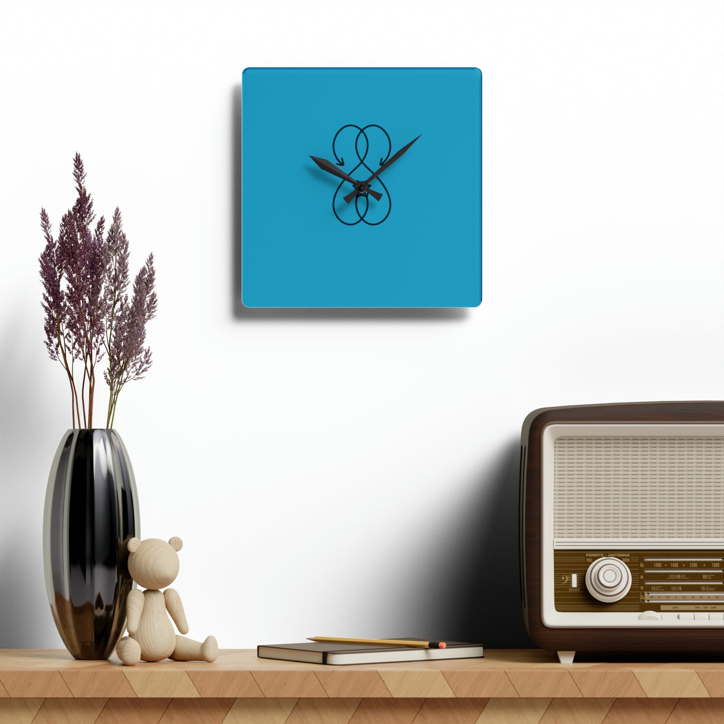 Sober Symphony - Acrylic Wall Clock