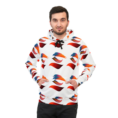 Sober Symphony® - Paint Stroke - Men's Athletic Hoodie