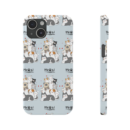Sober Symphony - MEOW - Slim Phone Cases