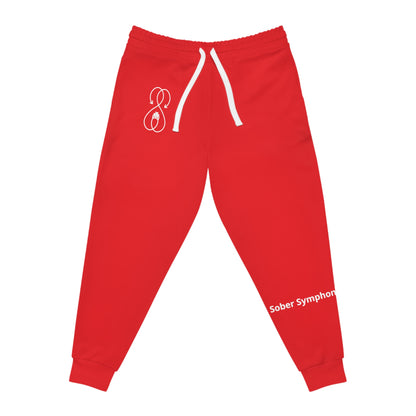 Sober Symphony Logo - Men's Athletic Joggers