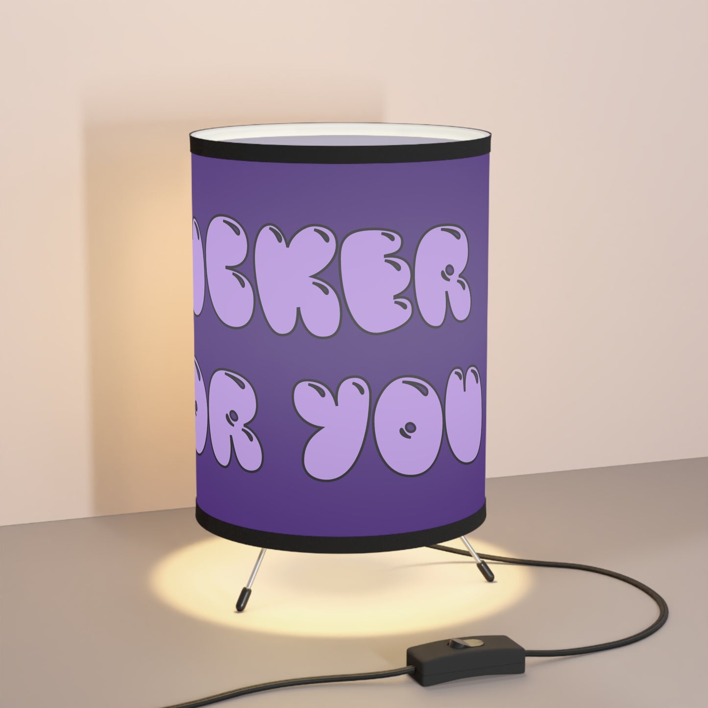 Sober Symphony - Sucker For You - Tripod Lamp with High-Res Printed Shade, US\CA plug