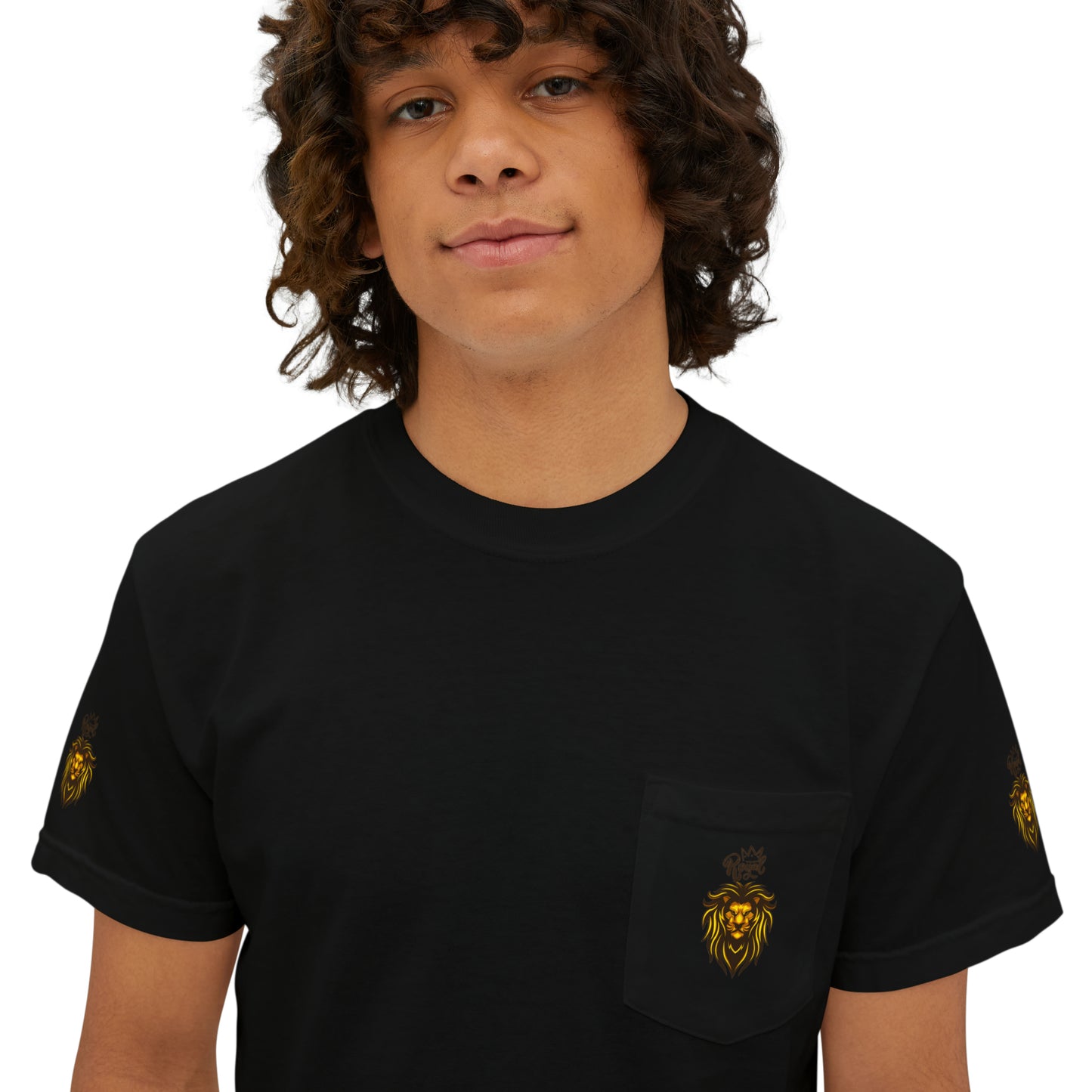 Royal Lion - Garment-Dyed Pocket T-Shirt - Sober Symphony®