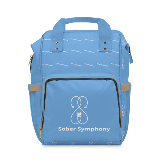 Sober Symphony Blue Multifunctional Backpack