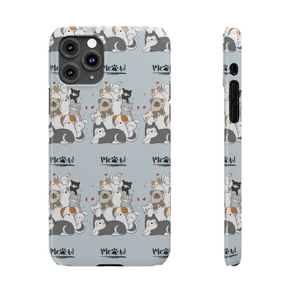 Sober Symphony - MEOW - Slim Phone Cases