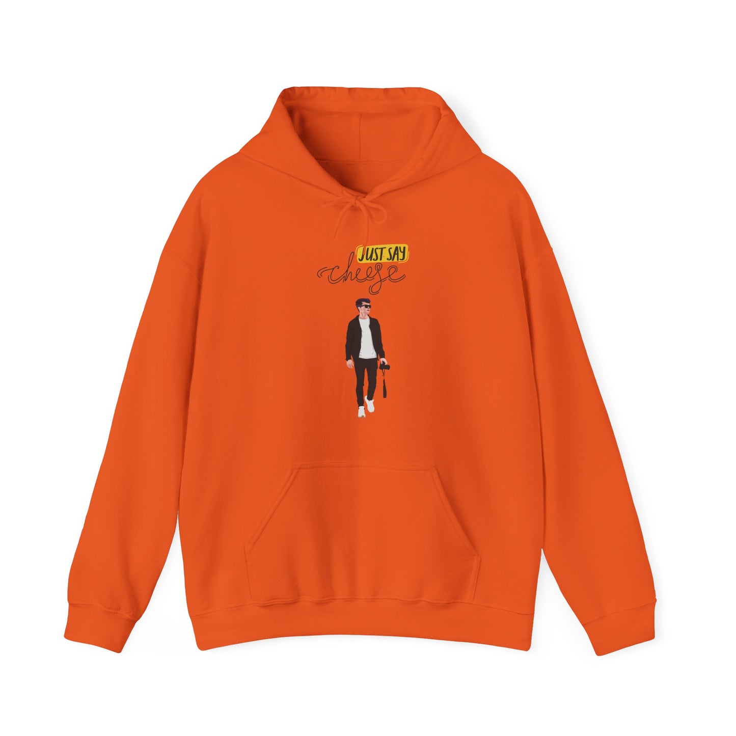 Sober Symphony - Just Say Cheese Men's Heavy Blend™ Hooded Sweatshirt