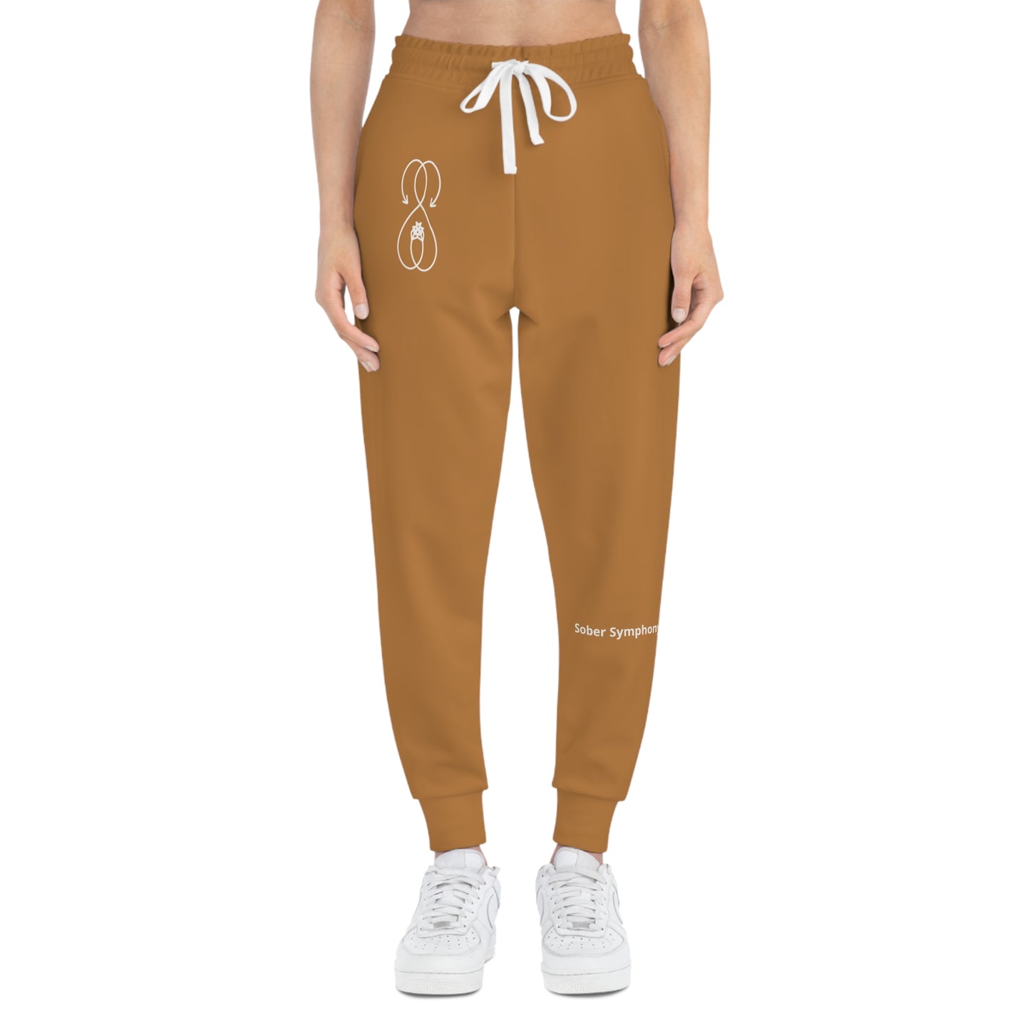 Sober Symphony Logo - Women Athletic Joggers