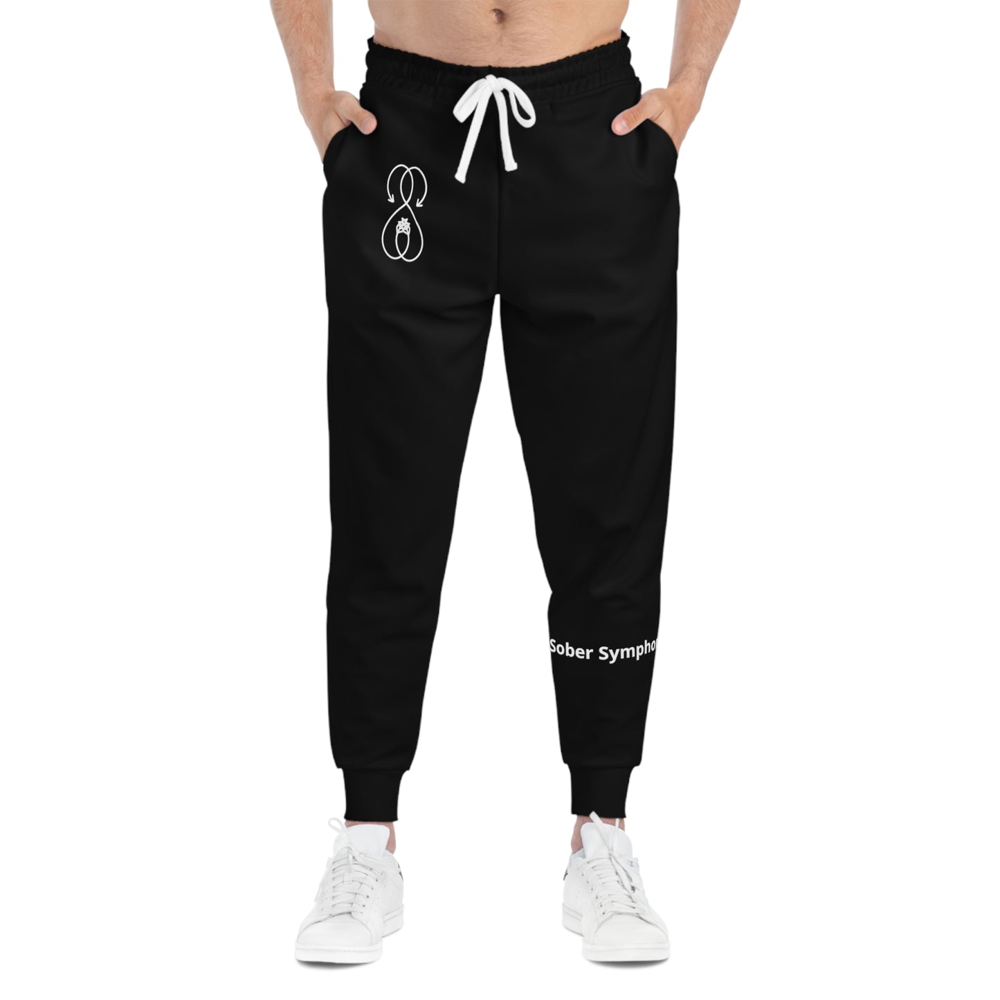 Sober Symphony Logo - Men's Athletic Joggers