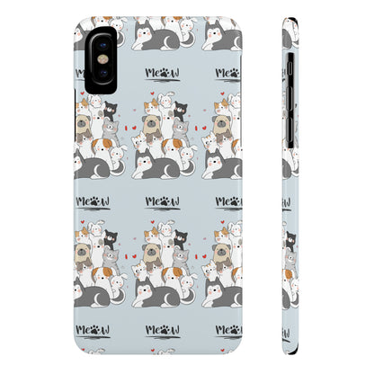 Sober Symphony - MEOW - Slim Phone Cases