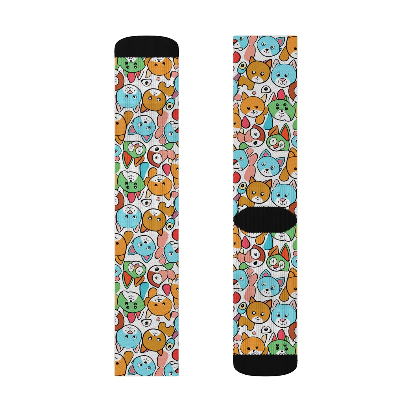 Sober Symphony - Dog Print Sublimation Socks