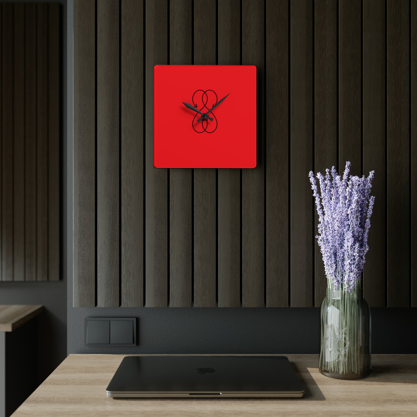 Sober Symphony - Acrylic Wall Clock