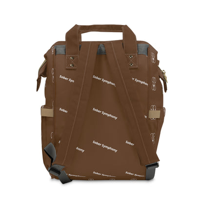 Sober Symphony Brown Multifunctional Backpack