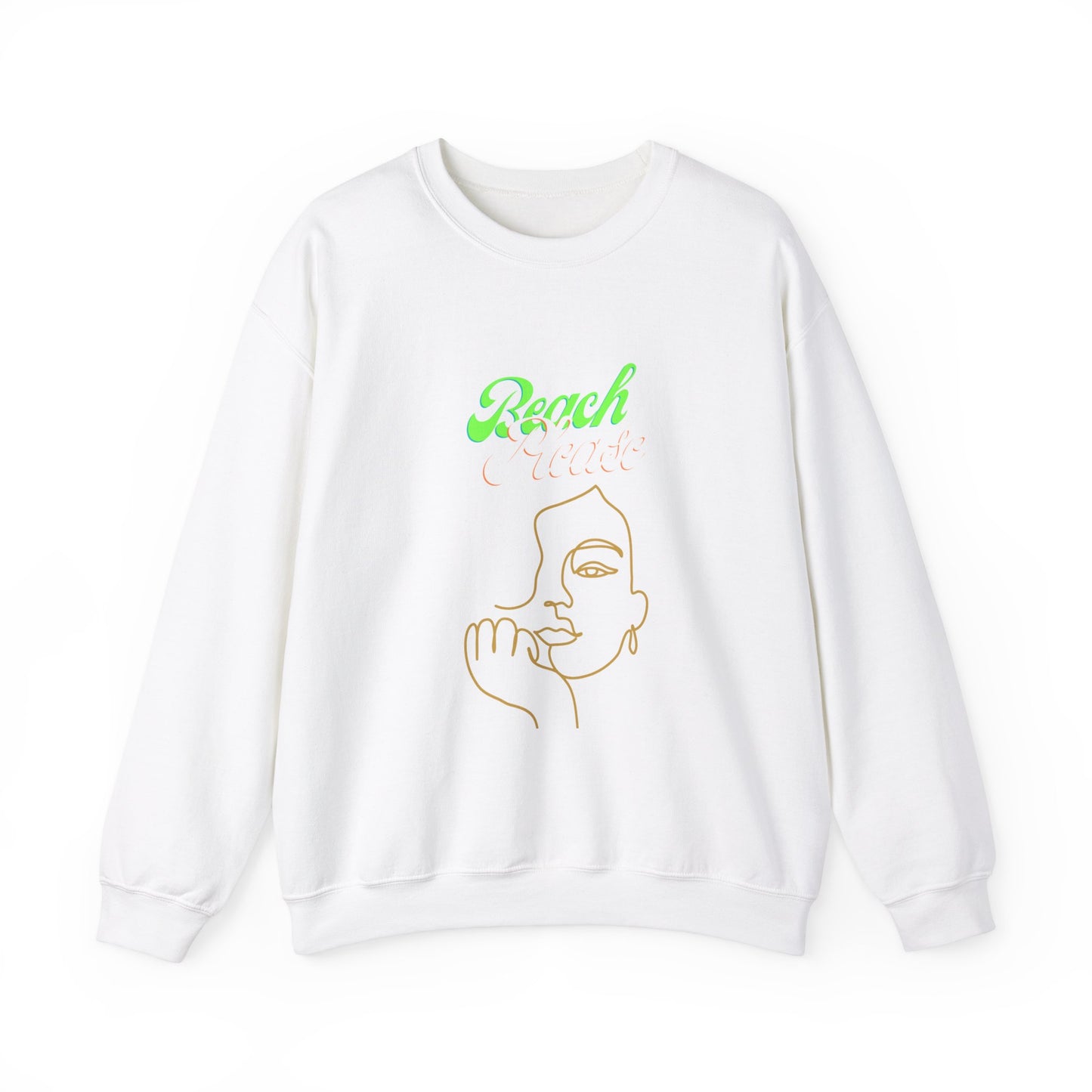 Beach Please - Women Heavy Blend™ Crewneck Sweatshirt