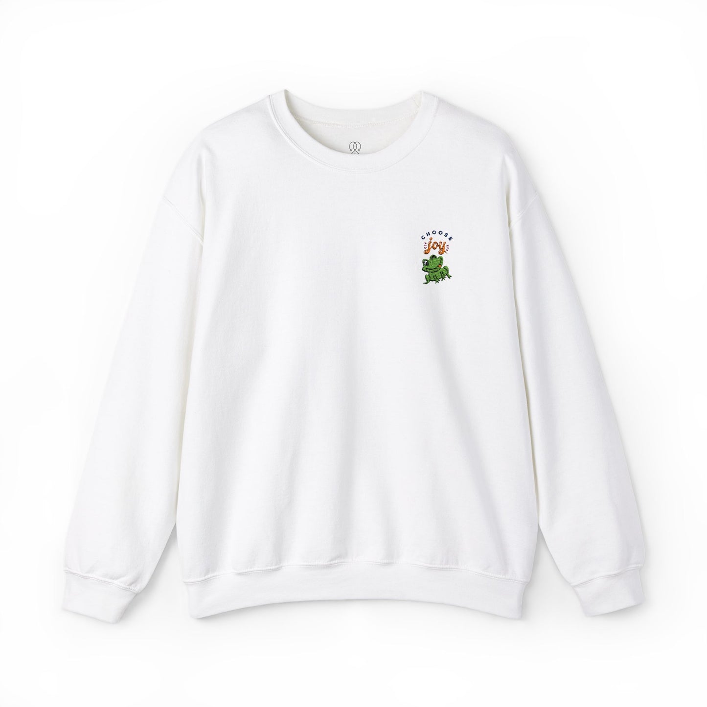 CHOOSE JOY Embroidered - Sober Symphony® - Women Heavy Blend™ Crewneck Sweatshirt