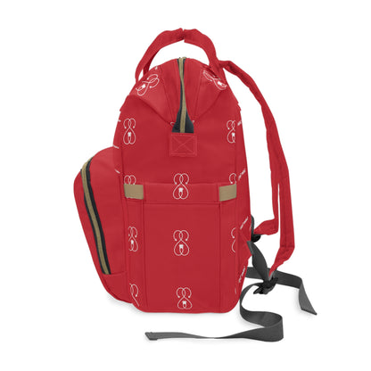 Sober Symphony Red Multifunctional Backpack