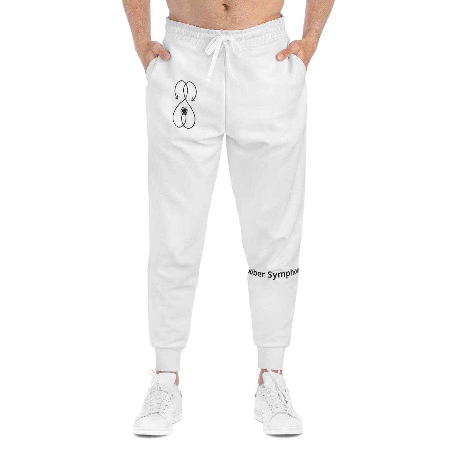 Sober Symphony Logo - Men's Athletic Joggers