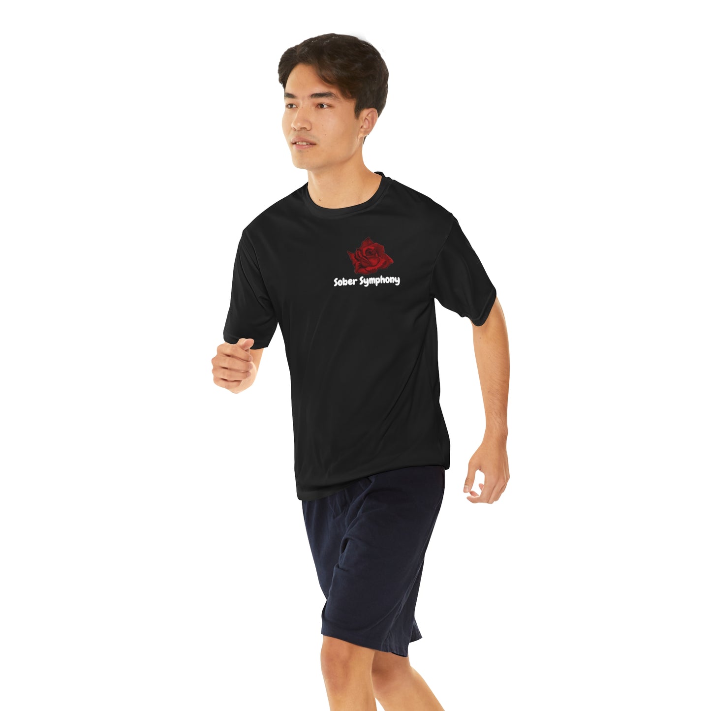 Sober Symphony Rose - Men's Performance T-Shirt