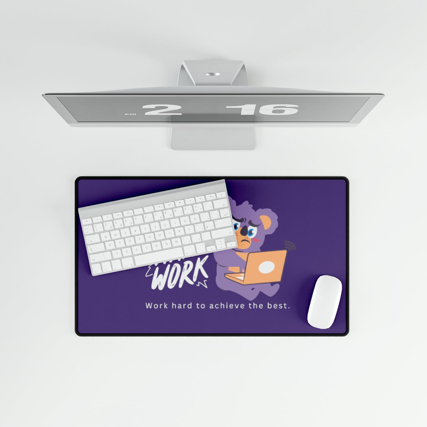 Sober Symphony - Work Hard - Desk Mats