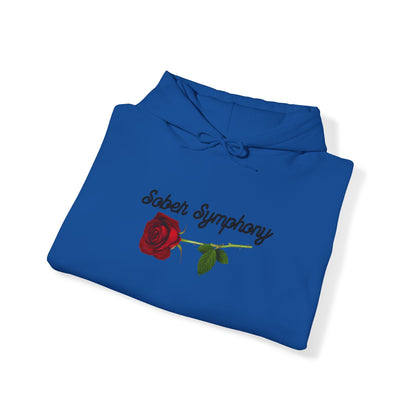 Sober Symphony® Women Rose Heavy Blend™ Hooded Sweatshirt