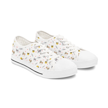 Cats Women's Low Top Sneakers - Sober Symphony®