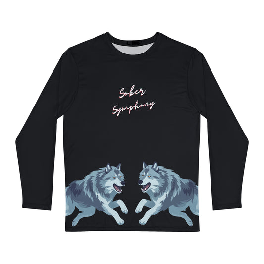 Sober Symphony Wolf Logo Men's Long Sleeve Shirt