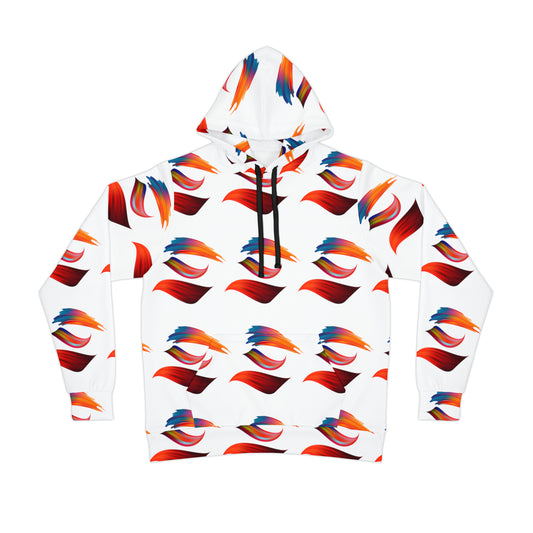 Sober Symphony® - Paint Stroke - Men's Athletic Hoodie