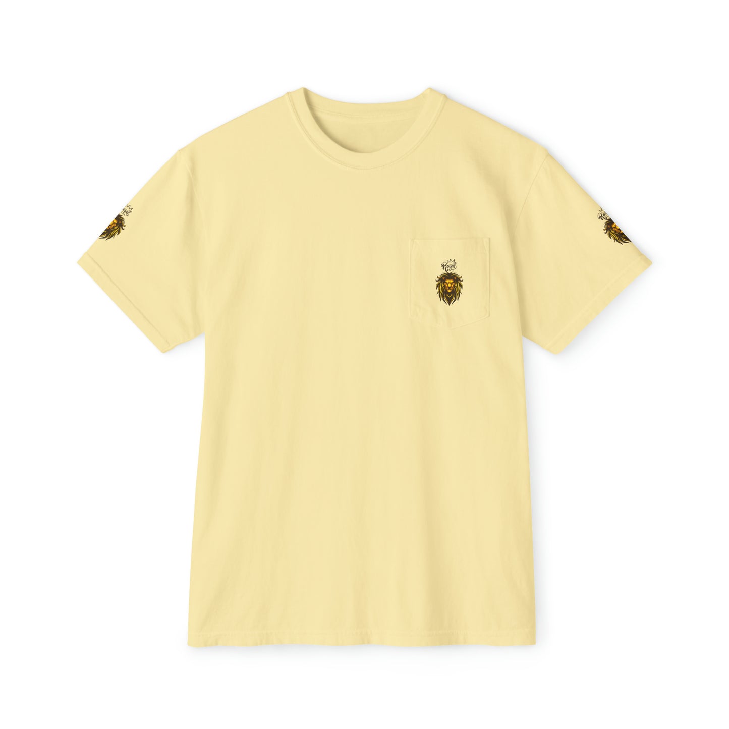 Royal Lion - Garment-Dyed Pocket T-Shirt - Sober Symphony®