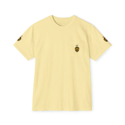 Royal Lion - Garment-Dyed Pocket T-Shirt - Sober Symphony®