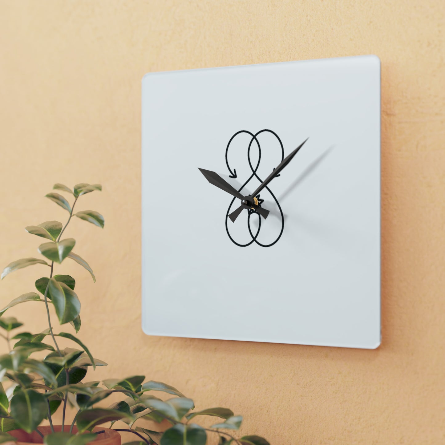 Sober Symphony - Acrylic Wall Clock