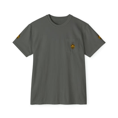 Royal Lion - Garment-Dyed Pocket T-Shirt - Sober Symphony®