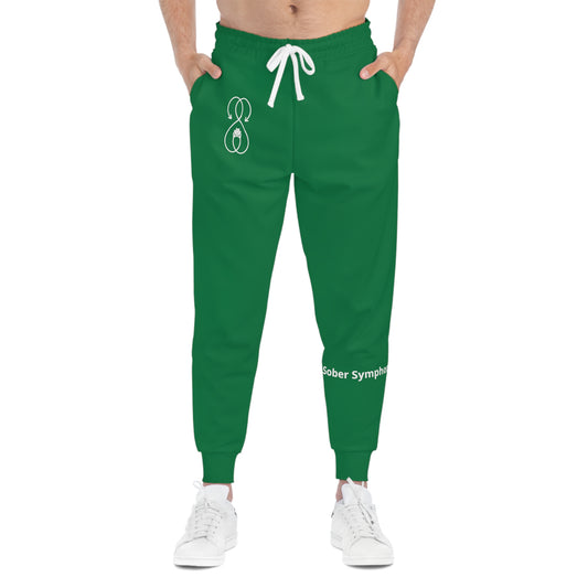 Sober Symphony Logo - Men's Athletic Joggers