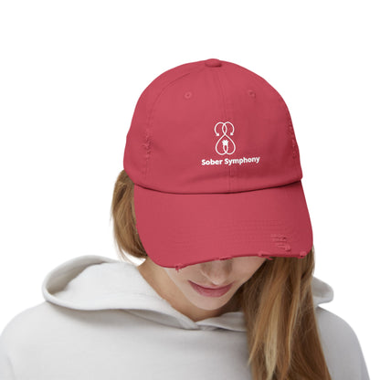 Sober Symphony - Unisex Distressed Cap
