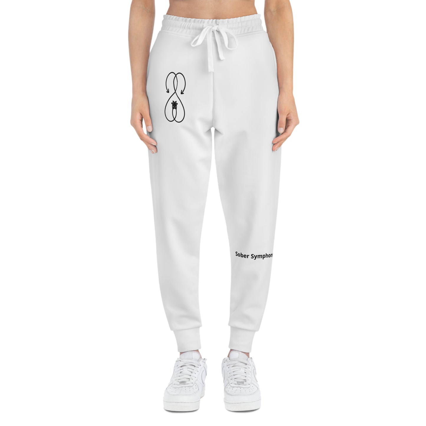 Sober Symphony Logo - Women Athletic Joggers