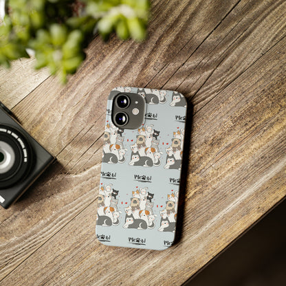 Sober Symphony - MEOW - Slim Phone Cases