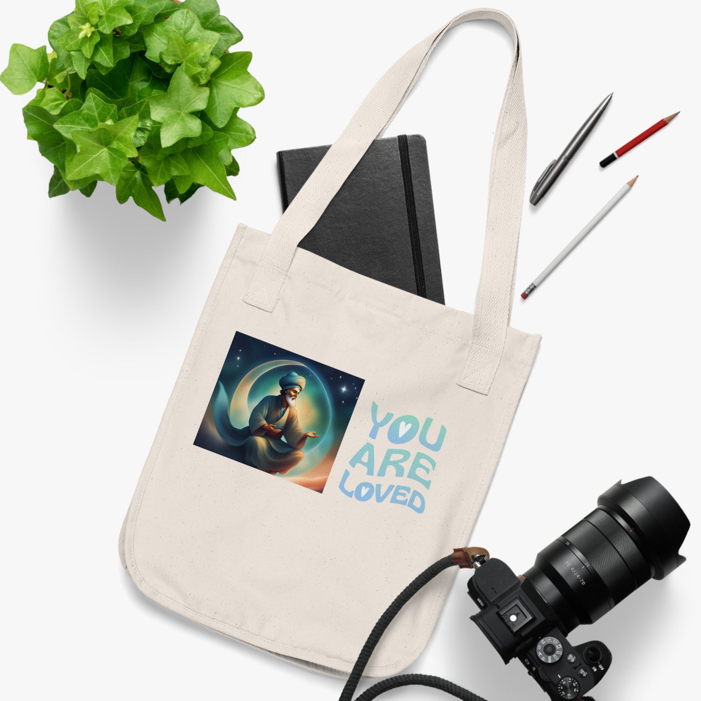 You are Loved - Organic Canvas Tote Bag