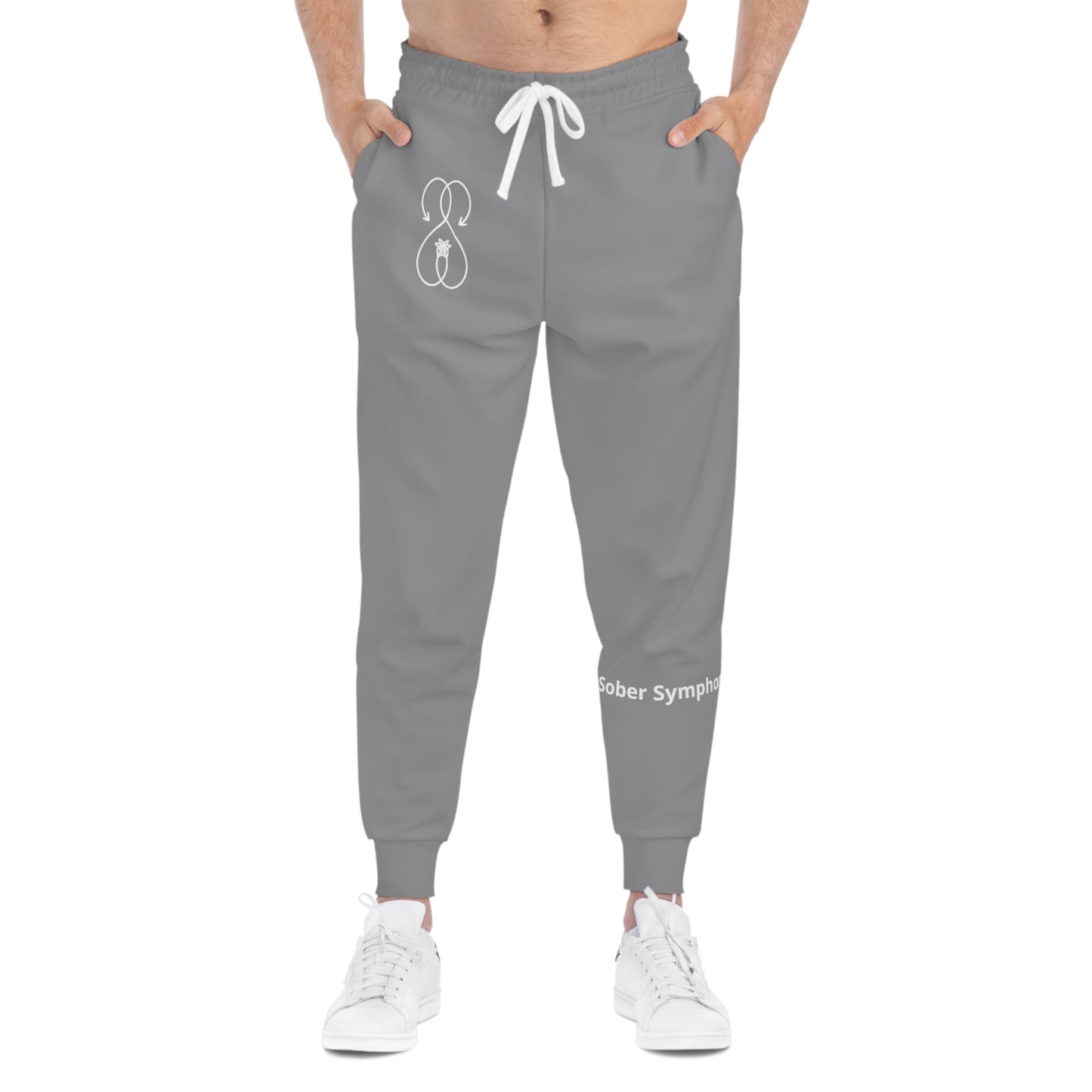 Sober Symphony Logo - Men's Athletic Joggers