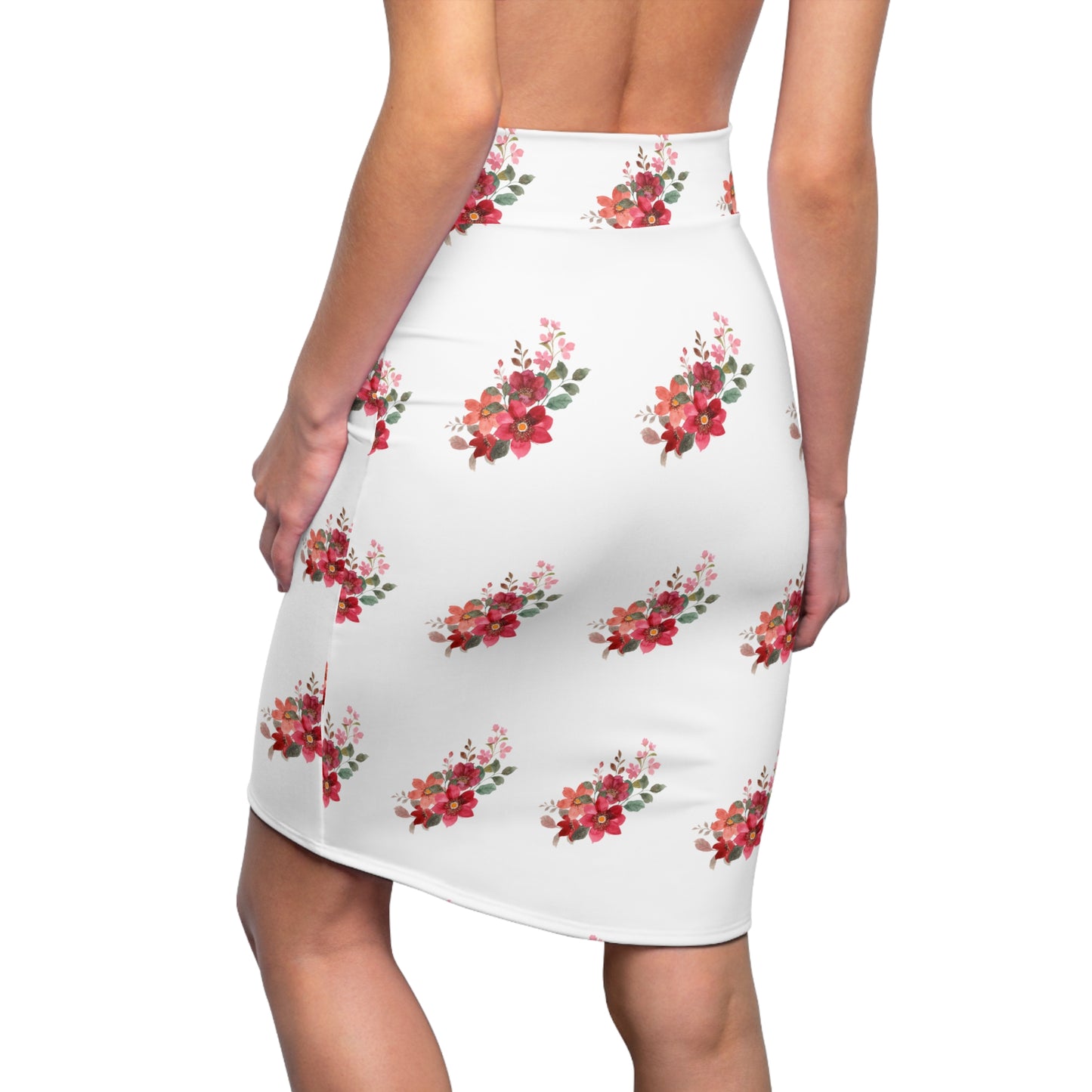 Sober Symphony Floral Women's Pencil Skirt