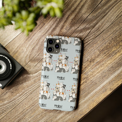 Sober Symphony - MEOW - Slim Phone Cases