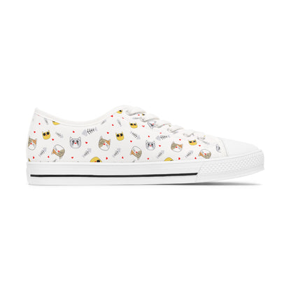 Cats Women's Low Top Sneakers - Sober Symphony®