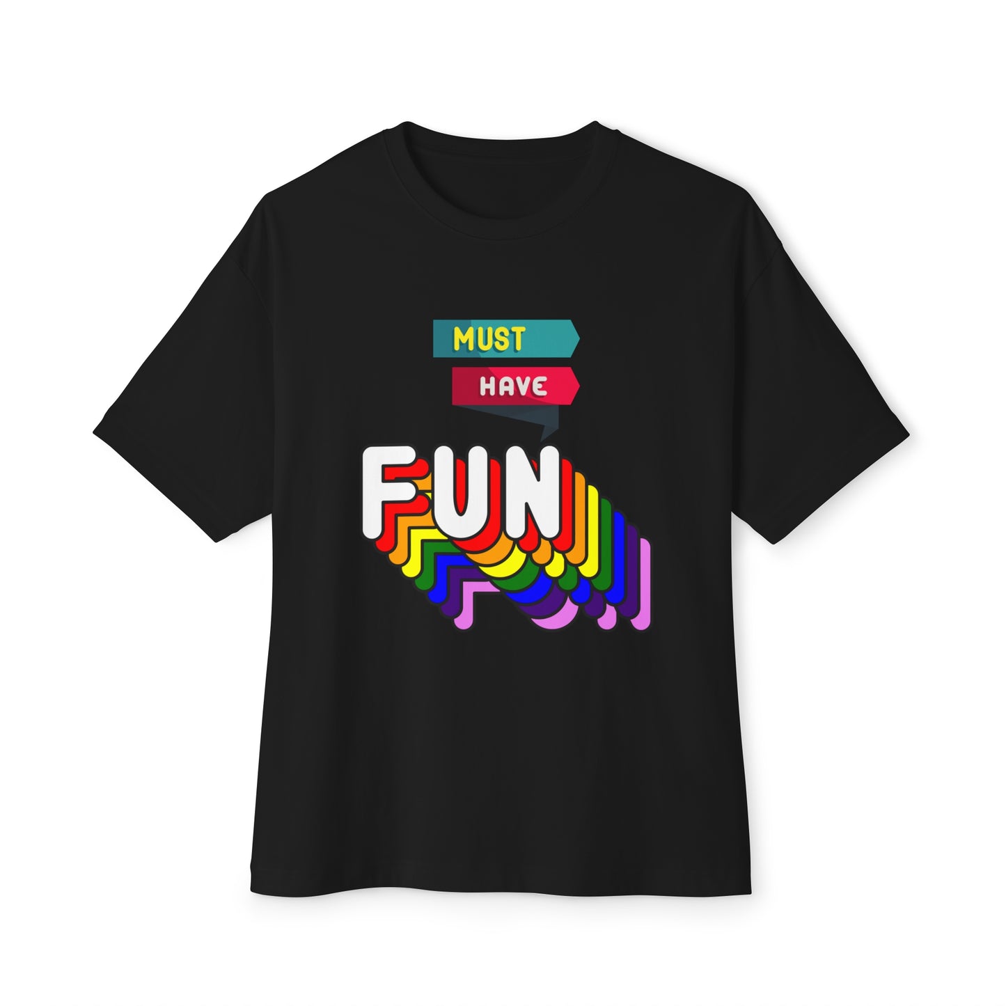 Have Fun Oversized Women's Tee - Sober Symphony®