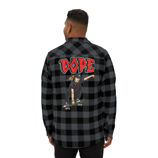 Sober Symphony - Men's "DOPE"  Flannel Shirt