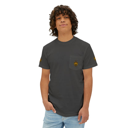Royal Lion - Garment-Dyed Pocket T-Shirt - Sober Symphony®