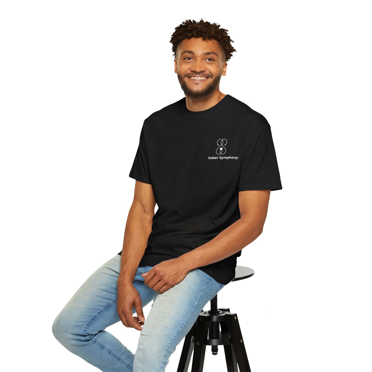 Sober Symphony - Men's Garment-Dyed T-shirt