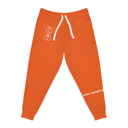 Sober Symphony Logo - Men's Athletic Joggers