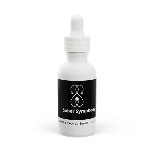 Sober Symphony - Retinol and Peptide Face Serum, 1oz