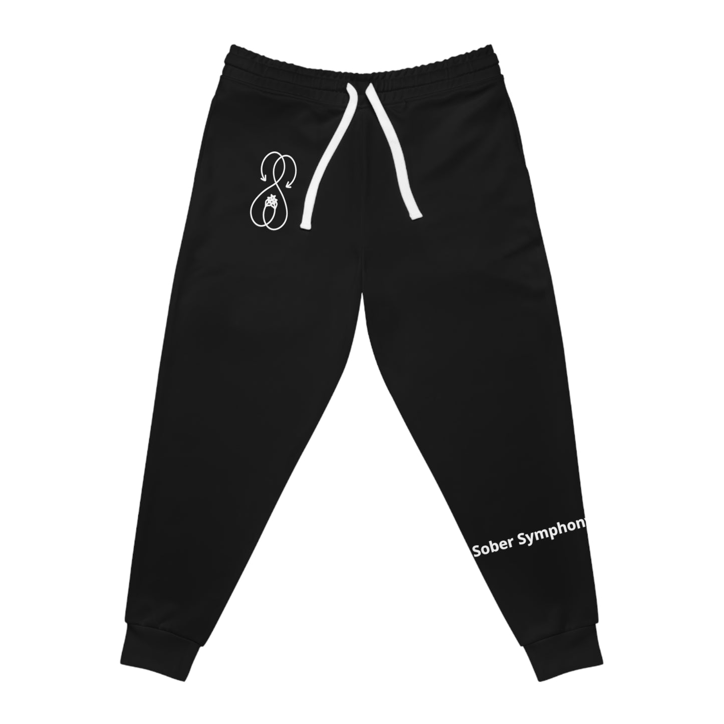 Sober Symphony Logo - Men's Athletic Joggers