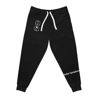 Sober Symphony Logo - Men's Athletic Joggers