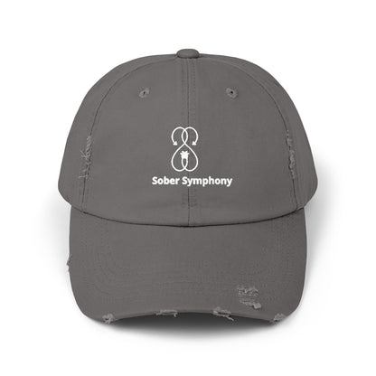 Sober Symphony - Unisex Distressed Cap